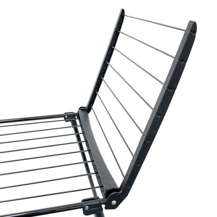 Drying rack foldable black