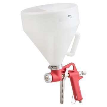 Drywall Air Texture Spray Gun, 4.5L Hopper, 3 Nozzles