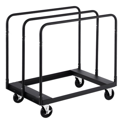 Drywall Panel Cart Dolly, 1800 lb Steel, 5 in Casters
