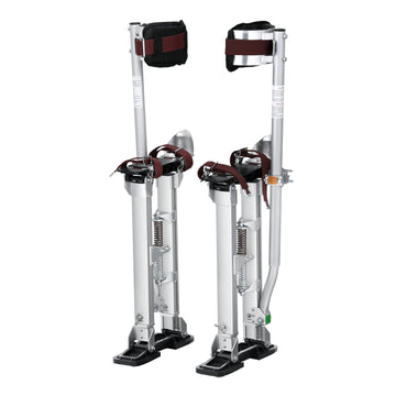 Drywall Stilts, Adjustable 18–30 In Aluminum With Knee Pads