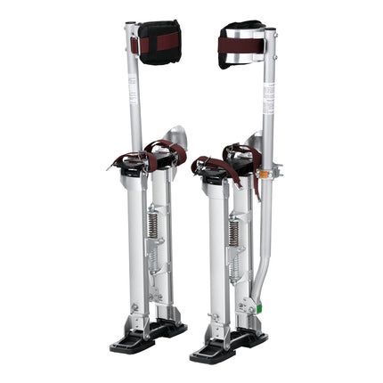 Drywall Stilts, Adjustable 18–30 In Aluminum With Knee Pads