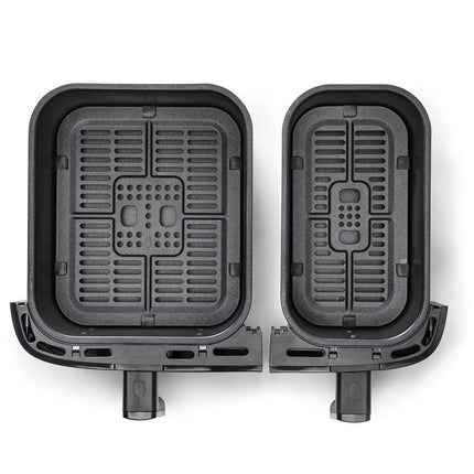 Dual Basket Air Fryer 8.3 L, 8 Presets, Black