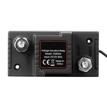 Dual Battery Isolator Kit, 12V 80A VSR, LCD Voltmeter