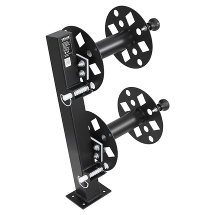 Dual Welding Cable Reel, Steel, Locking Pin, 150 ft