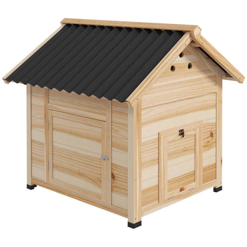 Duck House, Weatherproof, Two Entrances, 78 x 90 x 92 cm