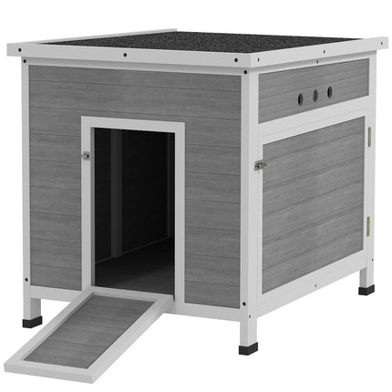 Duck House with Removable Roof and Floor, Fits 2-4 Ducks