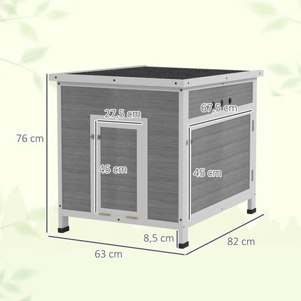 Duck House with Removable Roof and Floor, Fits 2-4 Ducks