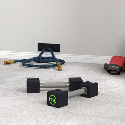 Dumbbell set 15 Kg - Non-slip handles for strength training