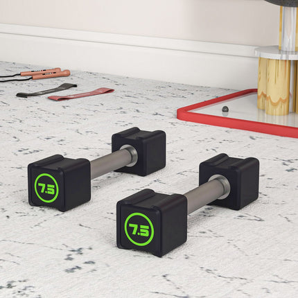 Dumbbell set 15 Kg - Non-slip handles for strength training