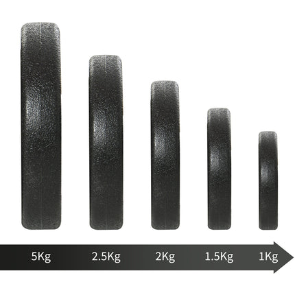 30 kg dumbbell set in steel, strength training for home and gym