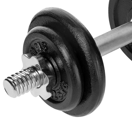 Dumbbell Set with Suitcase, 20kg Adjustable Plates