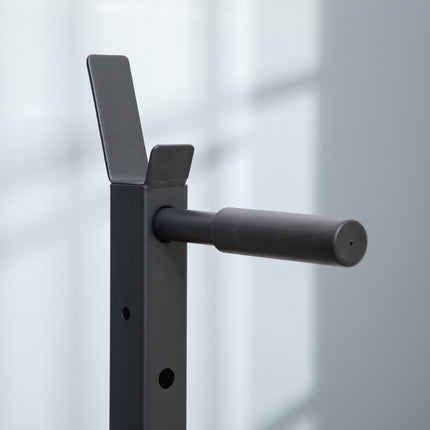 Adjustable dumbbell and barbell rack, steel, capacity 150 kg