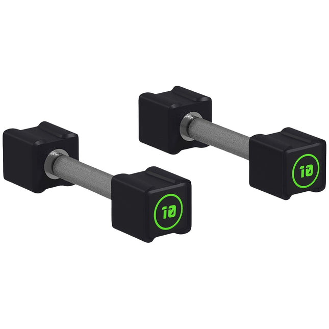 Halterset 20 Kg Antislip Metalen Handgrepen, Perfect Voor Geavanceerde Gewichts- En Krachttraining, Cpu, Zwart