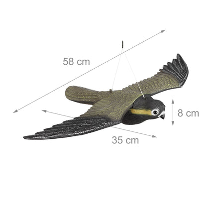 Dummy of raptor falcon