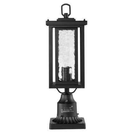 Dusk-To-Dawn Outdoor Post Lights, 2 Pack, Waterproof, 450mm