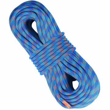 Dynamic Climbing Rope 10.2mm, 50m, 25kN, Blue, Snap Hooks