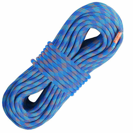 Dynamic Climbing Rope 10.2mm, 50m, 25kN, Blue, Snap Hooks