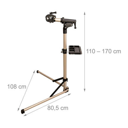 E-Bike Repair Stand, 50 kg Capacity, Gold