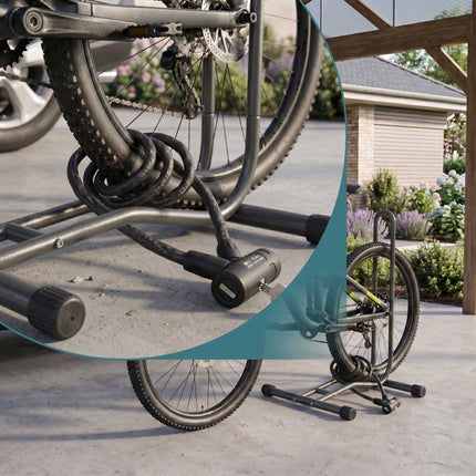 E-Bike Stand, 29-Inch Floor Stand, Steel Non-Slip Feet