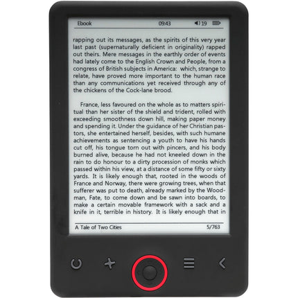 E-Ink eReader 6"" Display, 4GB Storage, 20h Battery