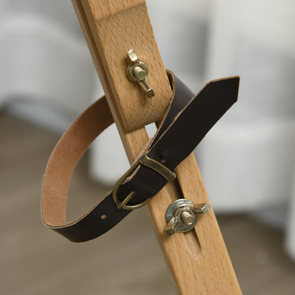 Adjustable stand in beech wood for 107 cm canvas