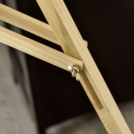 Adjustable pine easel - natural finish, 51.5x71.5x134.5 cm