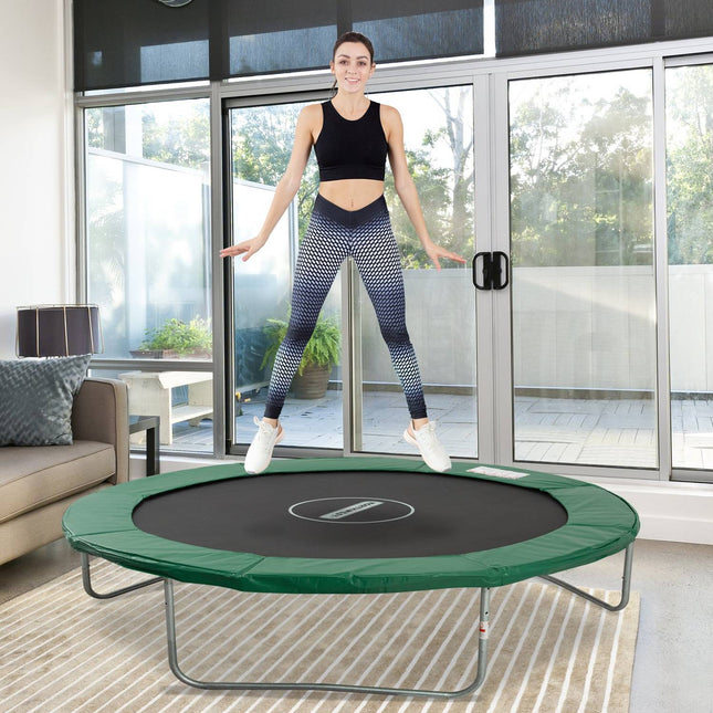 Trampoline edge protection, 244 Cm, weatherproof green PVC