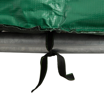 Trampoline edge protection, 244 Cm, weatherproof green PVC