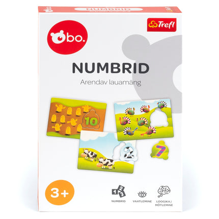 Educational Board Game ""Numbers"" for Learning Math Skills