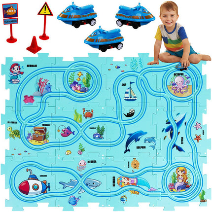 Educational Track Puzzle Set, 25 Pieces, Ages 3+