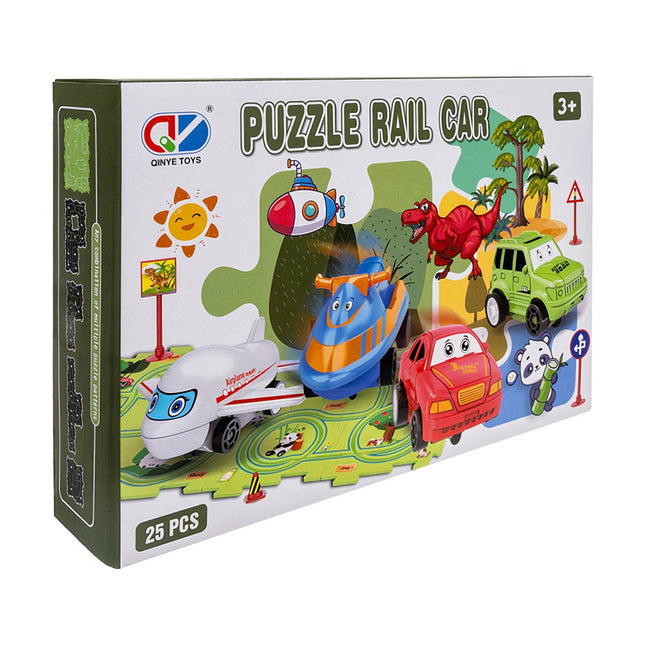 Educational Track Puzzle Set, 25 Pieces, Ages 3+