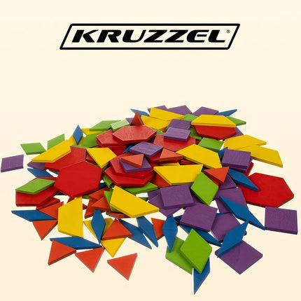 Educational puzzle - geometric figures