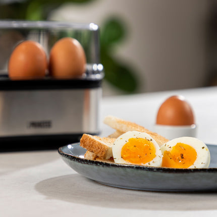 Egg cooker 6 eggs 400 Watt Stainless steel