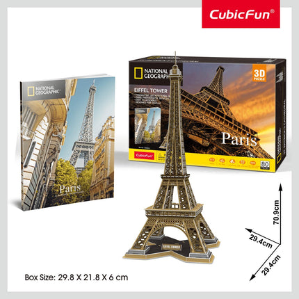Eiffel Tower 3D Puzzle, Educational Fun for All Ages