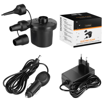 Electric Air Pump 230V-12V with Adapters