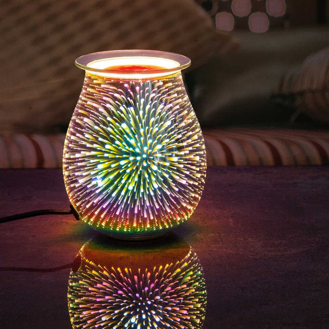 Electric Aroma Lamp, Glass, 16 x 21 cm