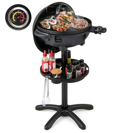 Electric BBQ Grill – 1200W, Dual-Zone, Non-Stick Plate