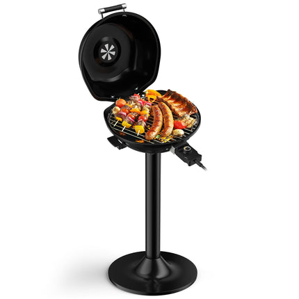 Electric BBQ Grill – Portable, Non-Stick, Adjustable Temp
