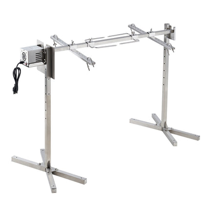 Electric BBQ Rotisserie Grill Kit, Stainless Steel, 60 kg