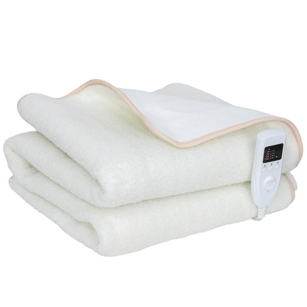 Electric Blanket, Dual Zone, 160x140 cm, 5 Heat Levels, Timer