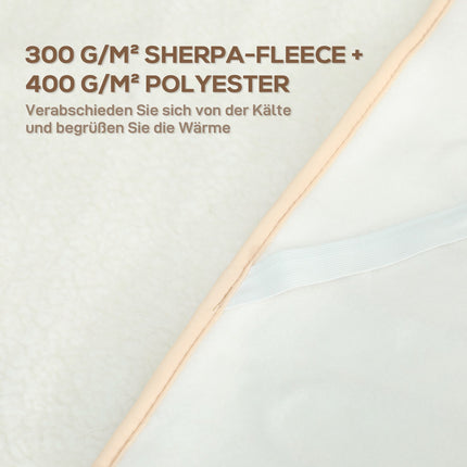 Electric Blanket, Dual Zone, 160x140 cm, 5 Heat Levels, Timer
