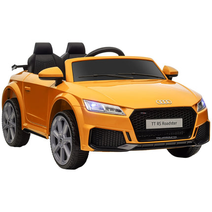 Electric ride-on car for children, remote control, yellow