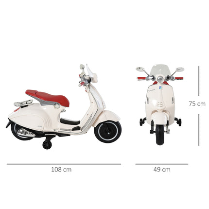 Electric children's motorcycle with MP3 and lights, 3-6 years