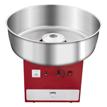Electric Cotton Candy Machine, 1000W, 52cm Bowl, Drawer