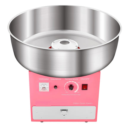 Electric Cotton Candy Machine, 1000W, 52cm Bowl, Pink