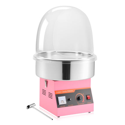 Electric Cotton Candy Machine 1000W, Cover, Steel Bowl