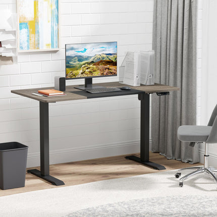 Electric Standing Table Frame, Motorized Height Adjustable, 140x70Cm