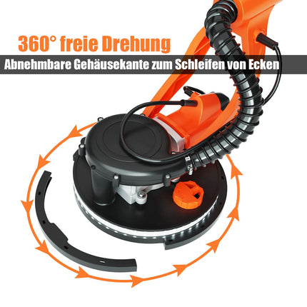 Electric Drywall Sander 750W, 225mm, Dust Extraction