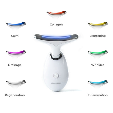 Electric Facial Massager with LED, EMS, Heat for Firming