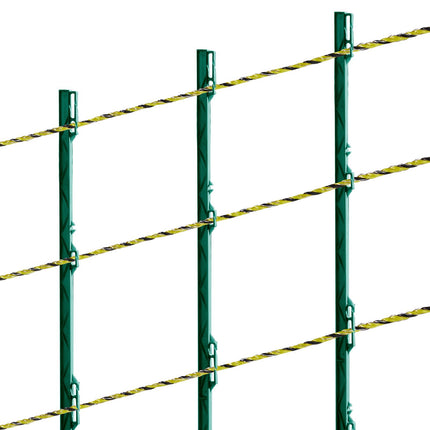 Electric Fence Polywire 1640 Ft, 6-Strand, 50 Insulators